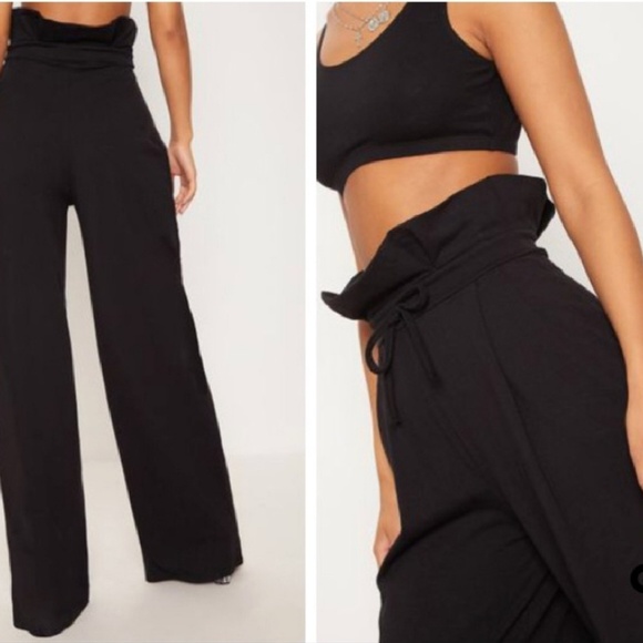 Pretty little sold at ASOS paperbag wide leg pants - Picture 2 of 3